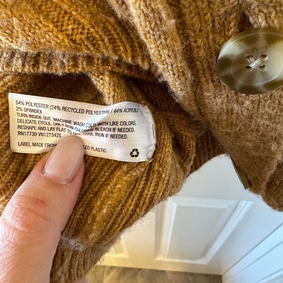 Tan Women's Cardigan - Picture 4 of 4